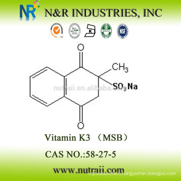 Reliable Supplier Vitamin K3 96% MSB 58-27-5 Feed Grade
